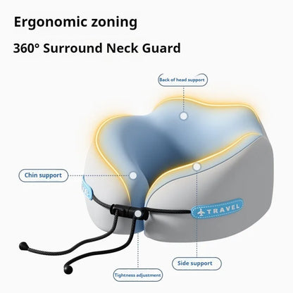 U Shaped Memory Foam Neck Pillows Soft Travel
