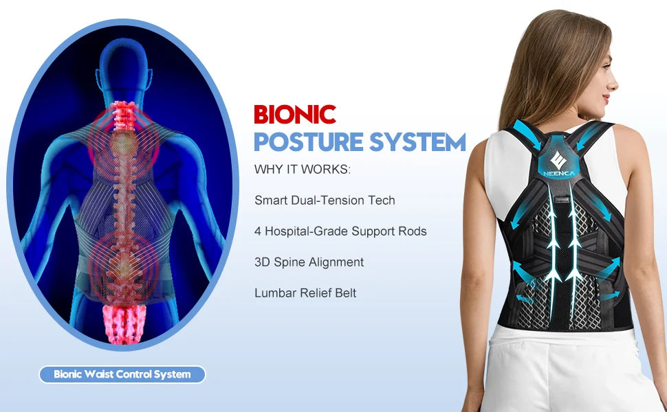 Posture Corrector Back Brace Adjustable Back Support