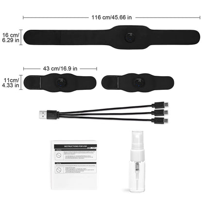 Rechargeable EMS Abdominal Muscle Trainer Belt