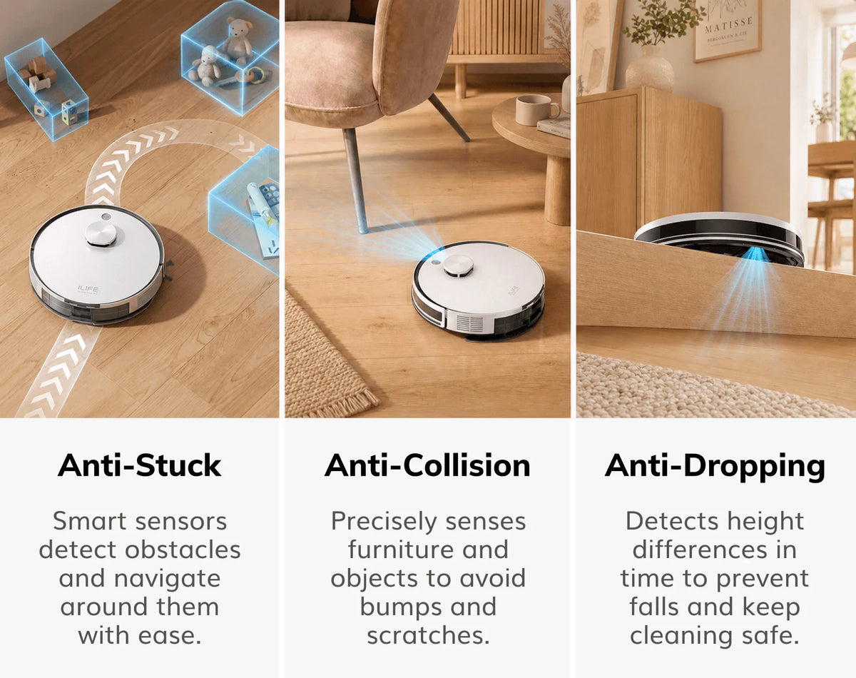 ILIFE A30 PRO 5000Pa Suction, Robot Vacuum