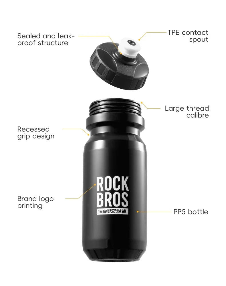ROCKBROS Bicycle Water Bottle With Dust Cover