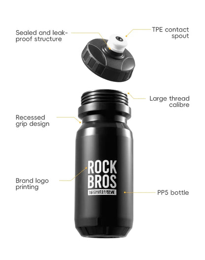 ROCKBROS Bicycle Water Bottle With Dust Cover