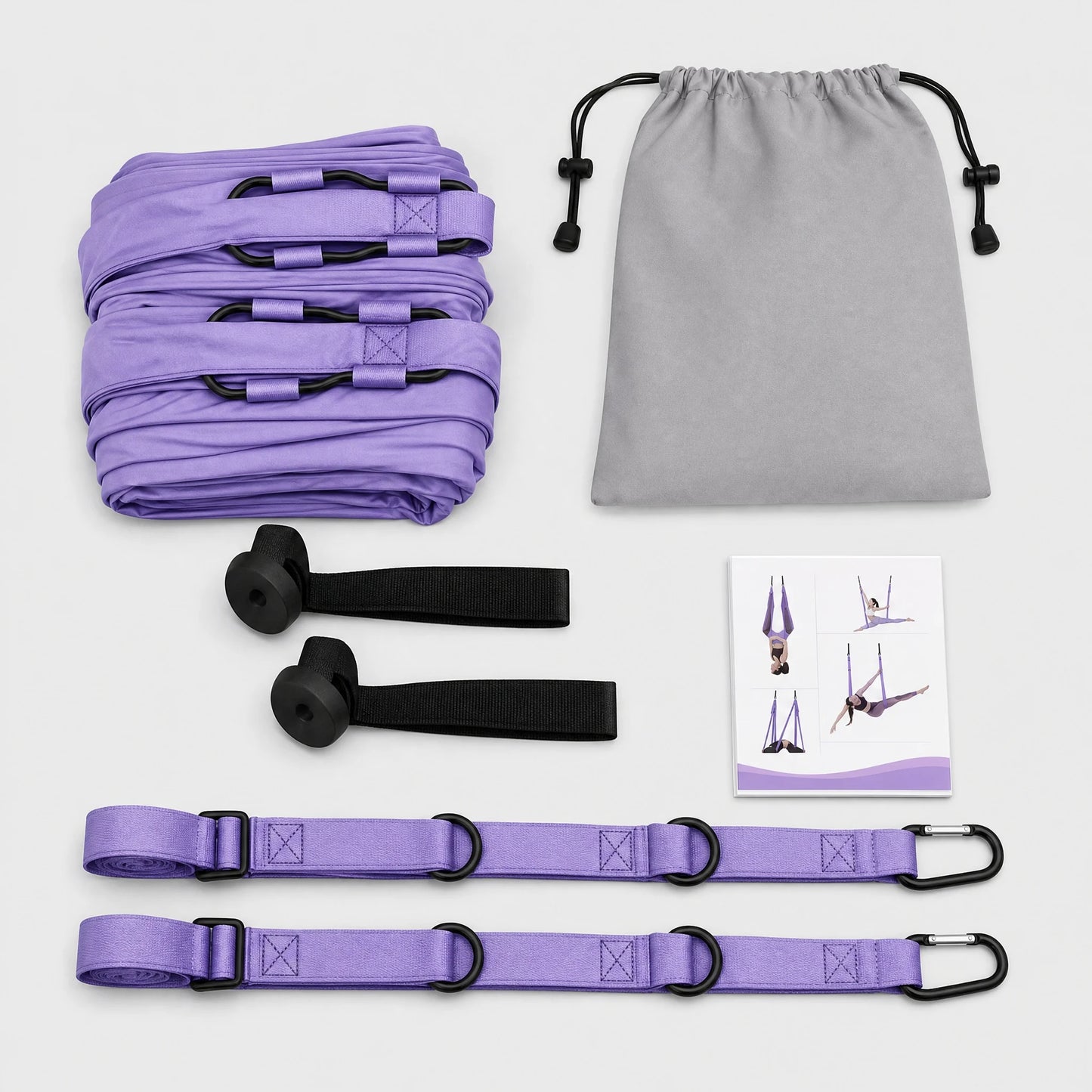 Advanced Purple Aerial Yoga Rope - Professional