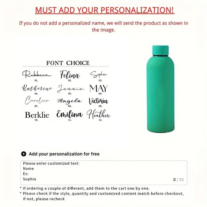 Custom Mother’s Day Thermos Large Vacuum