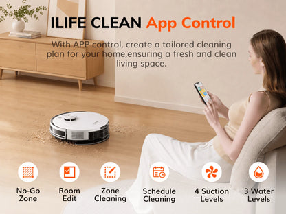 ILIFE A30 PRO 5000Pa Suction, Robot Vacuum