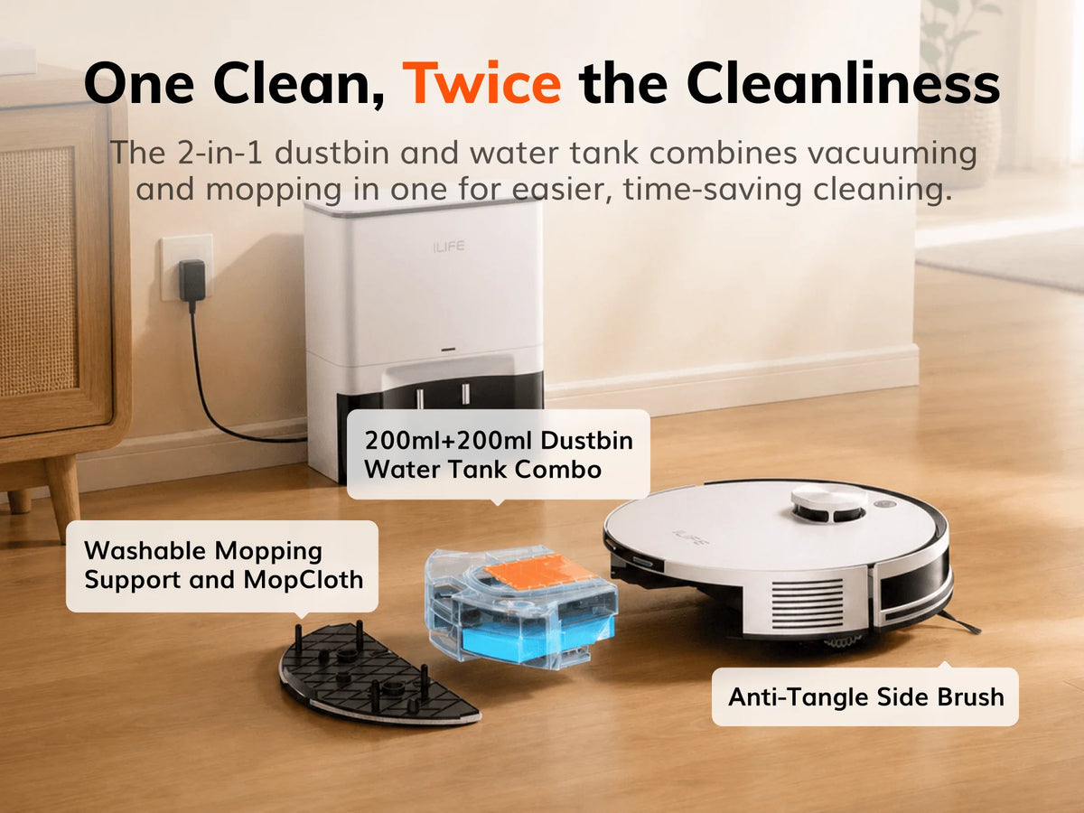 ILIFE A30 PRO 5000Pa Suction, Robot Vacuum