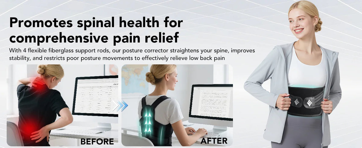 Posture Corrector Back Brace Adjustable Back Support