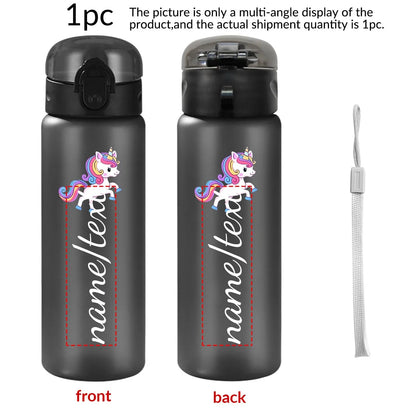 1pc Customized Cartoon Sports Water Bottle