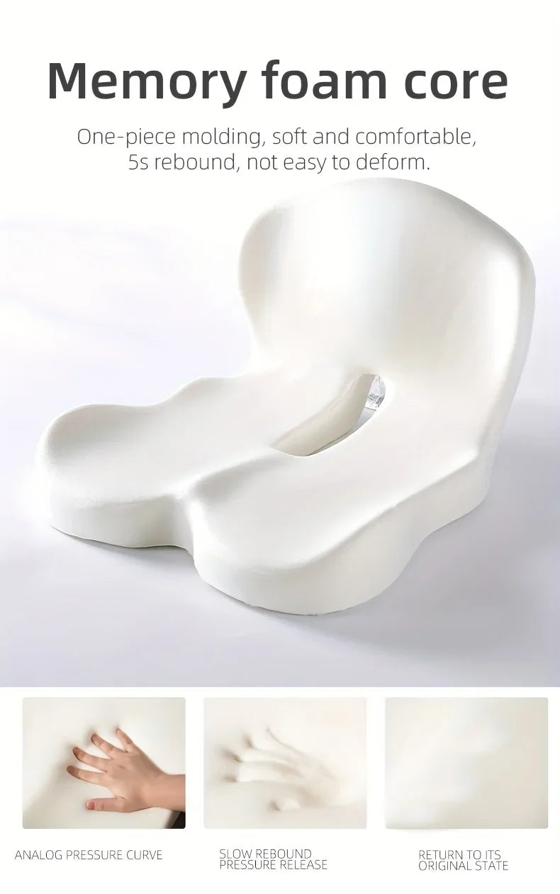 Contoured Ergonomic Lumbar Back Support Seat