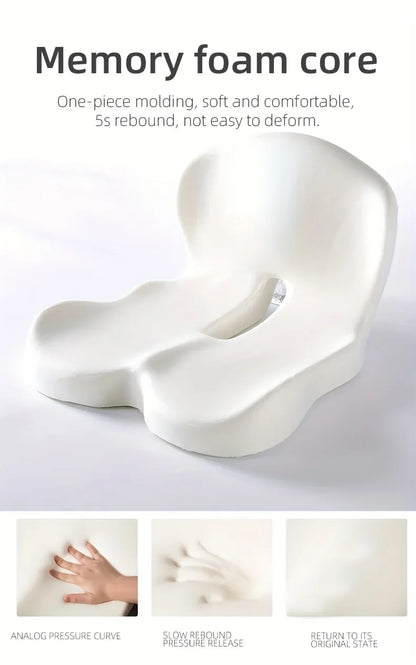 Contoured Ergonomic Lumbar Back Support Seat