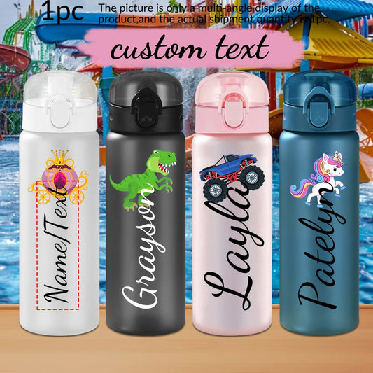 1pc Customized Cartoon Sports Water Bottle