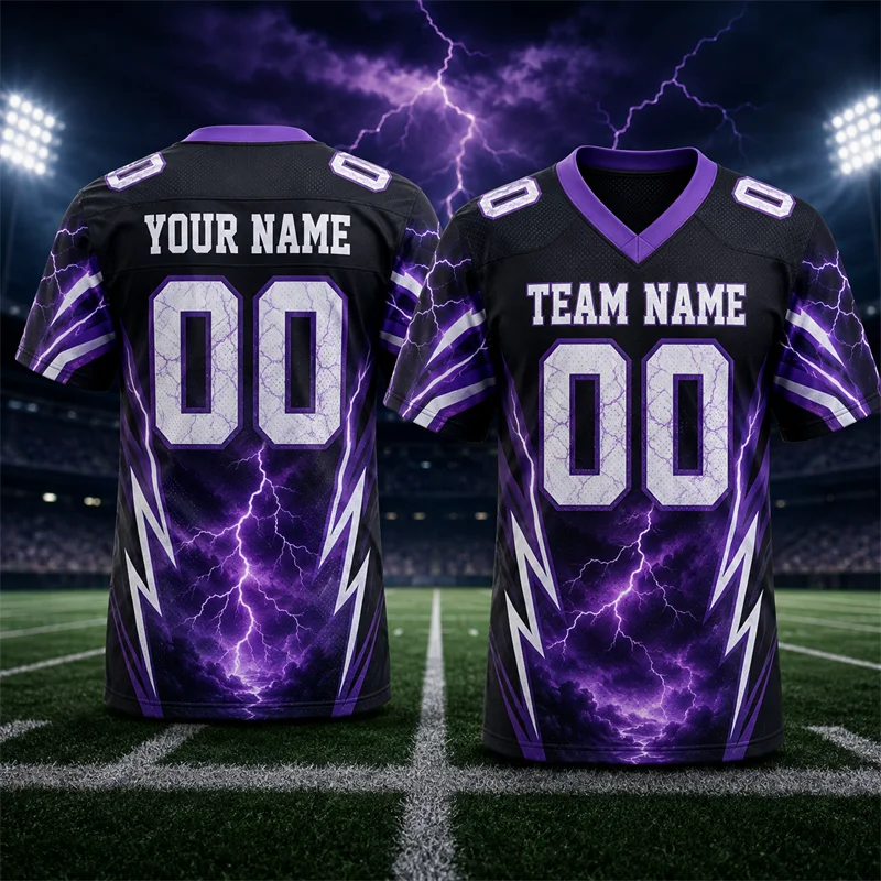 Custom Name Team Name Number V Neck