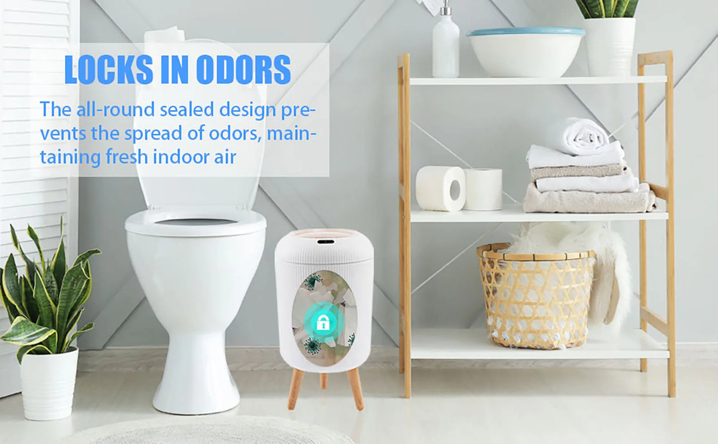 New Smart Dustbin with Lid Automatic Sensor