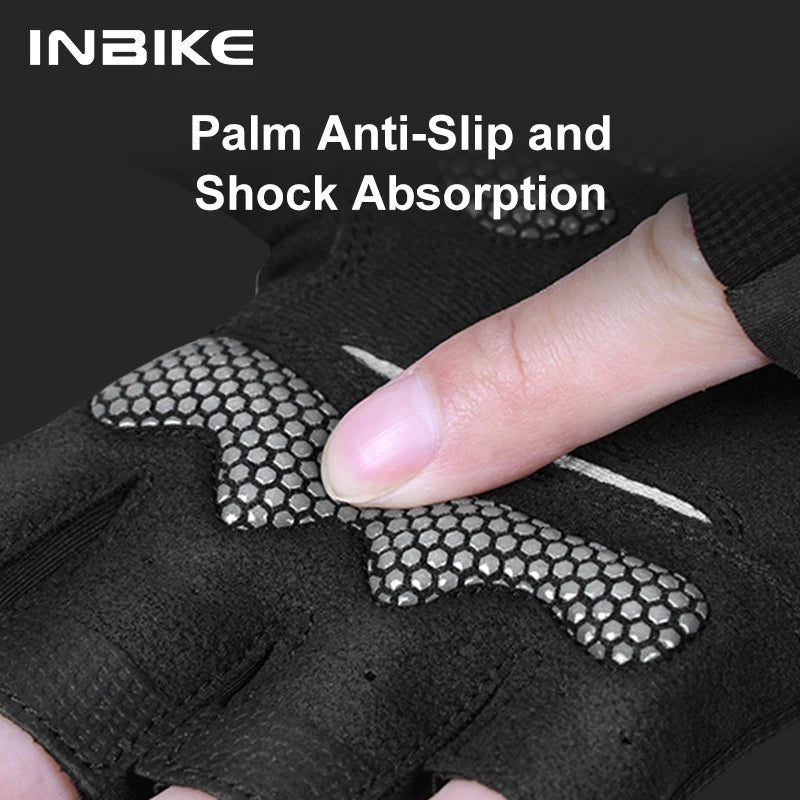 INBIKE Half Finger MTB Cycling Gloves Summer