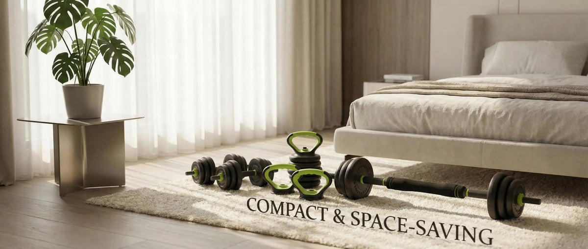 Adjustable Weight Set 44 Lbs, 4-in-1 Dumbbell Set