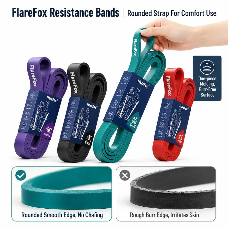 FlareFox Multiple Resistance Bands Set Pull-up