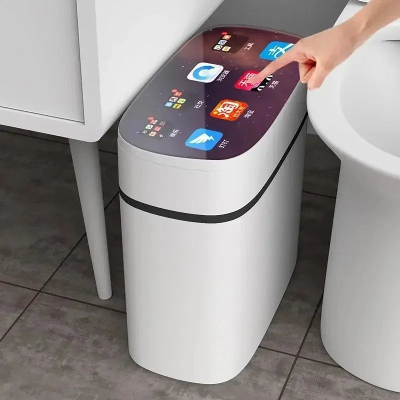 Intelligent sensor trash can - Home opening lid type