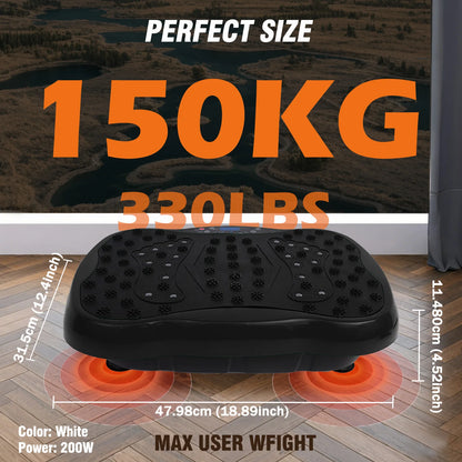 Full-Body Vibration Platform Exercise Machine Training