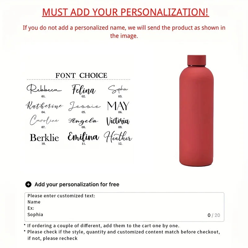 Custom Mother’s Day Thermos Large Vacuum
