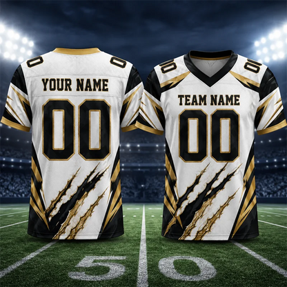 Custom Name Team Name Number V Neck