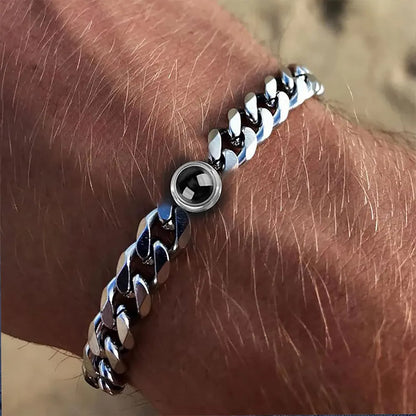 Bracelet with Photo Inside Personalized Photo Bracelet