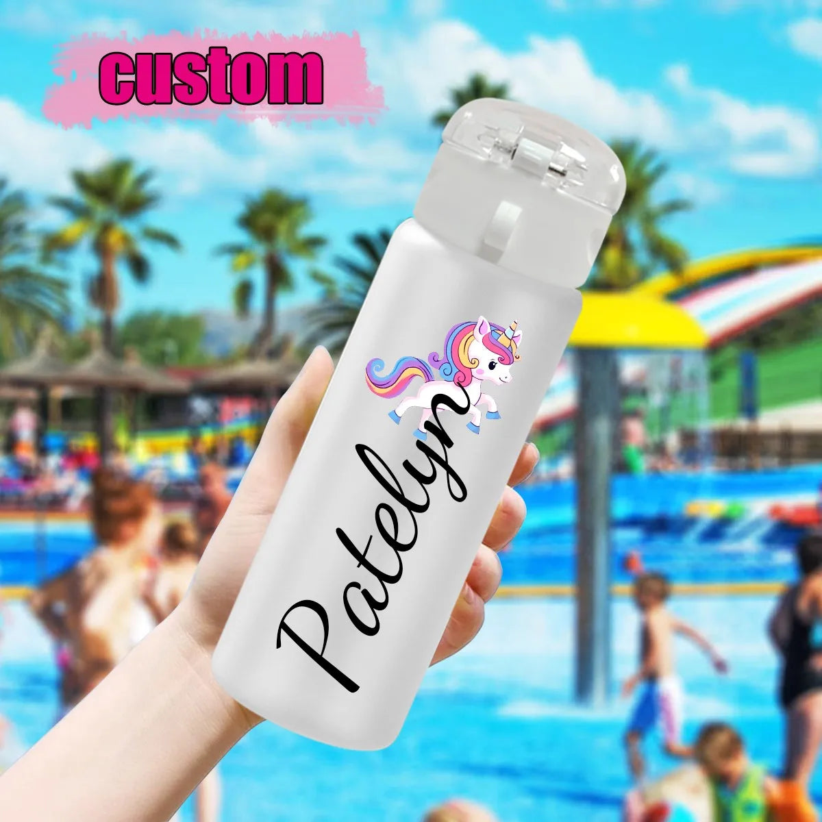1pc Customized Cartoon Sports Water Bottle