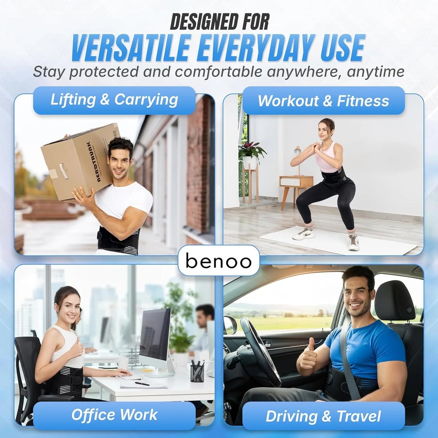 Back Brace for Lower Back Pain Relief