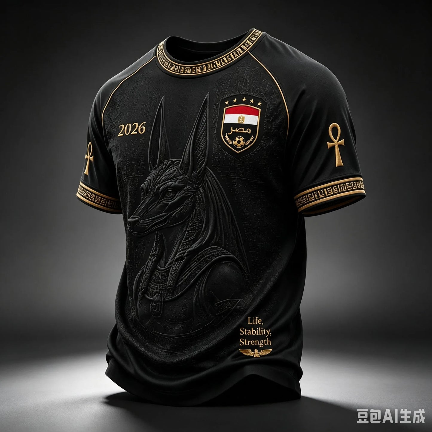 2026 Men Egypt National Team Raglan Football