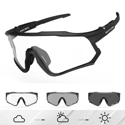 BUCKLOS Polarized Cycling Glasses UV400 Road