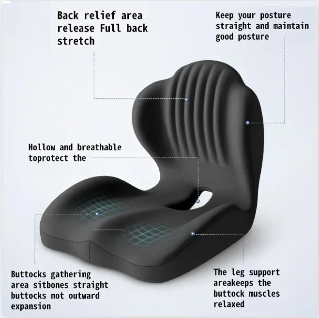 Ergonomic Memory Foam Seat Cushion