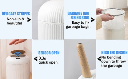 New Smart Dustbin with Lid Automatic Sensor