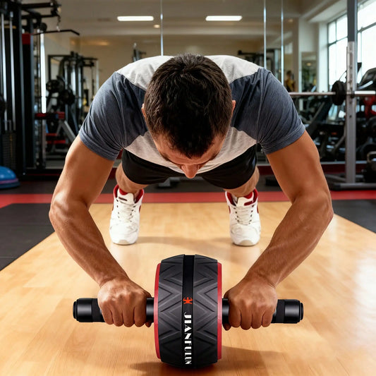 Ab Roller For Core & Chest Training - Home Fitness