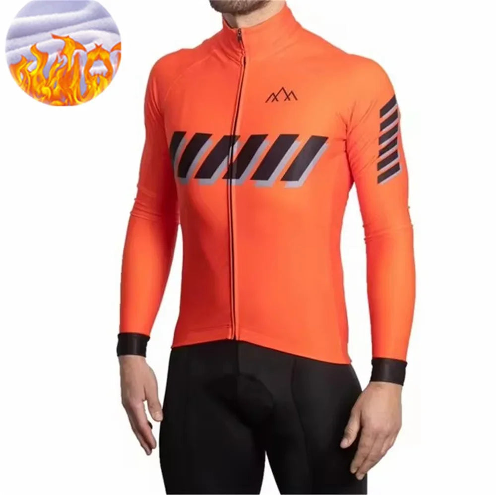 Winter Jacket Thermal Fleece Cycling Jacket