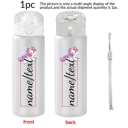 1pc Customized Cartoon Sports Water Bottle