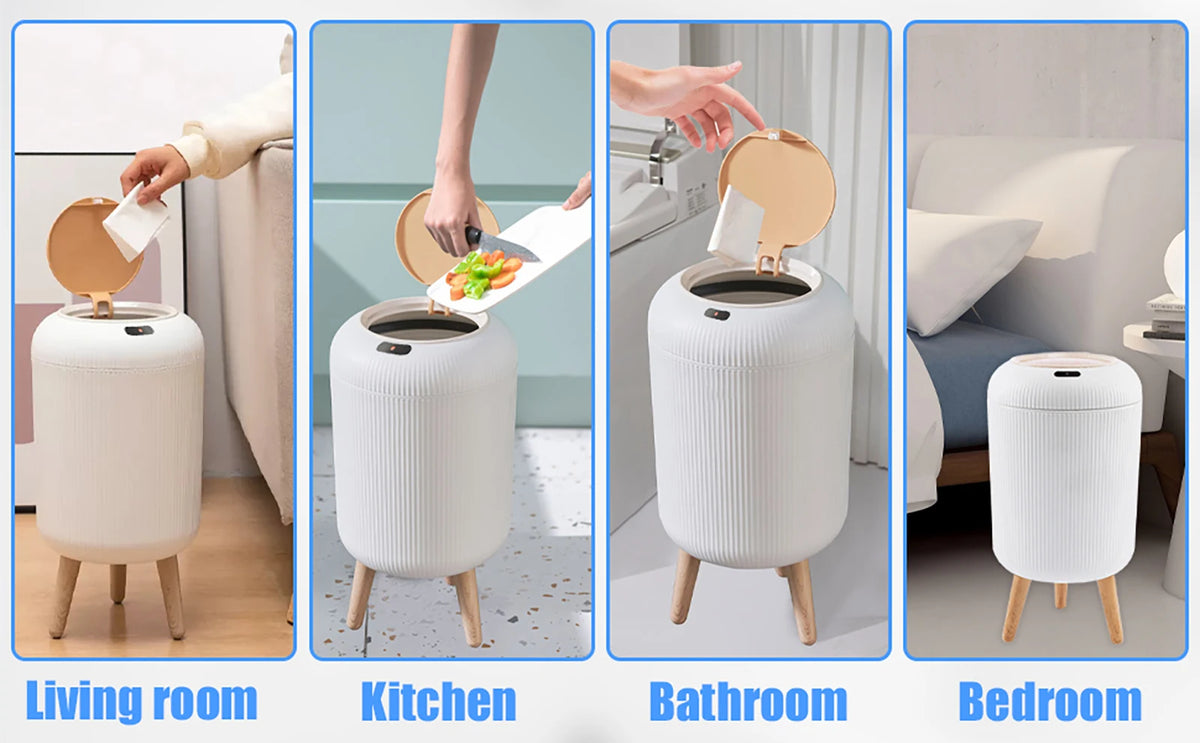 New Smart Dustbin with Lid Automatic Sensor