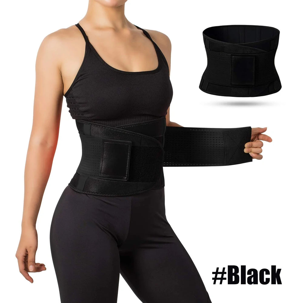 Lumbar Support Belt Lower Back Brace Abdominal