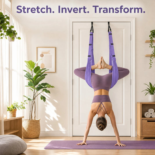 Advanced Purple Aerial Yoga Rope - Professional