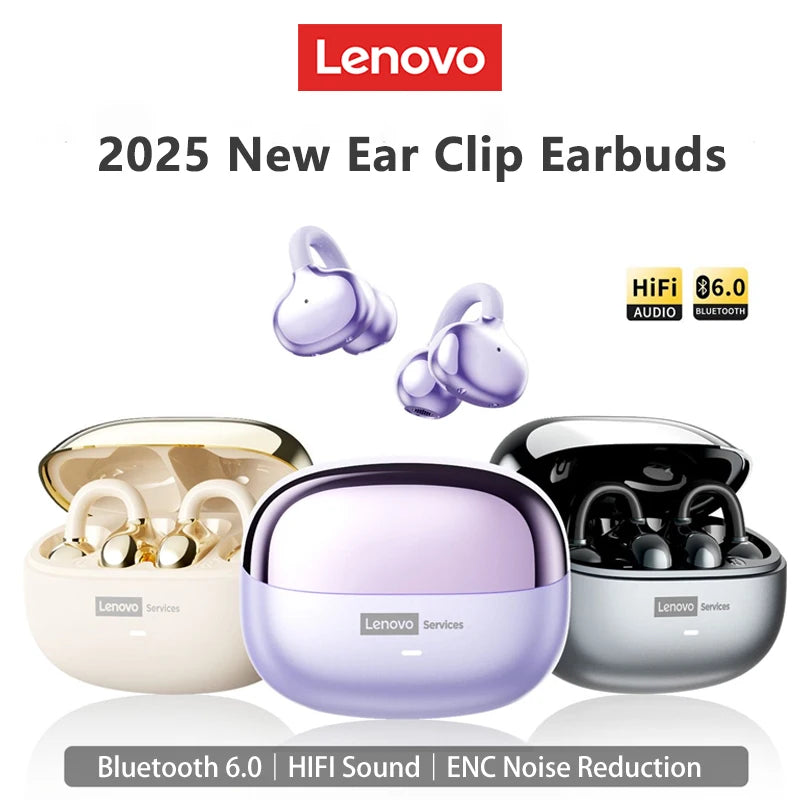 Lenovo LE302 OWS Ear Clip Earphones Wireless
