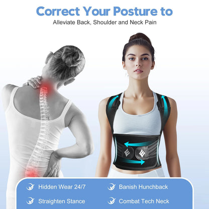 Posture Corrector Back Brace Adjustable Back Support