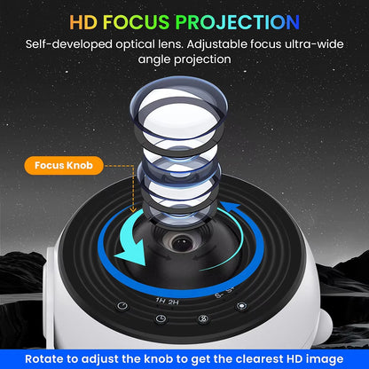PRO Upgrade HD Galaxy Projector , Timer Funtion