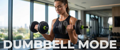Adjustable Weight Set 44 Lbs, 4-in-1 Dumbbell Set