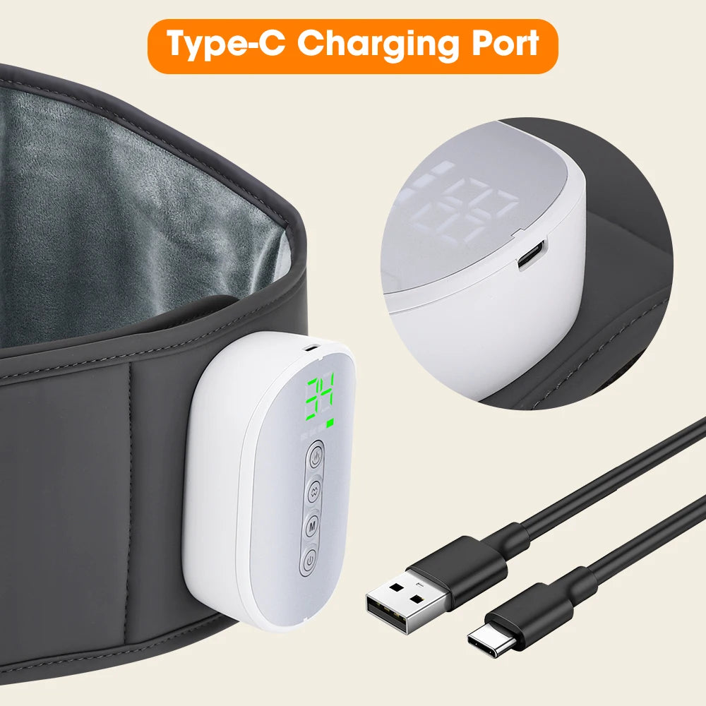 Cordless Heating Waist Belt with 3 Airbag Decompression