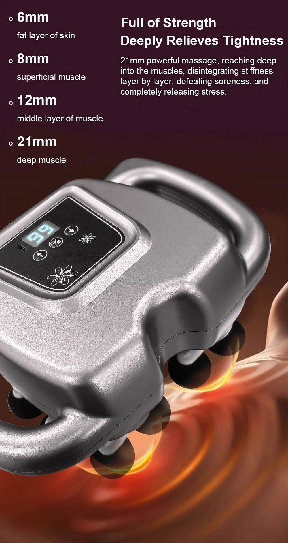 Fascia Gun Muscle Massager Gun Professional