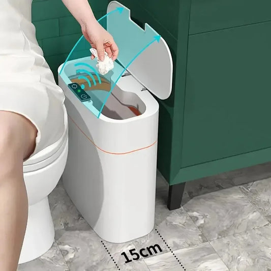 Intelligent sensor trash can - Home opening lid type