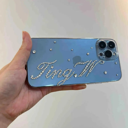 Customization Rhinestone name for iPhone