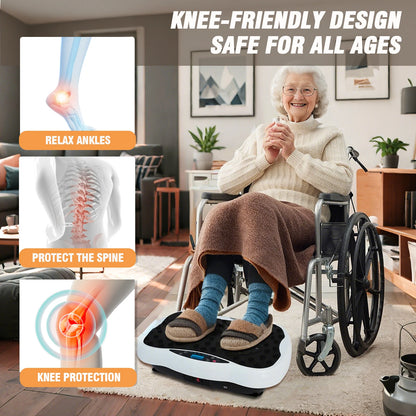 Full-Body Vibration Platform Exercise Machine Training