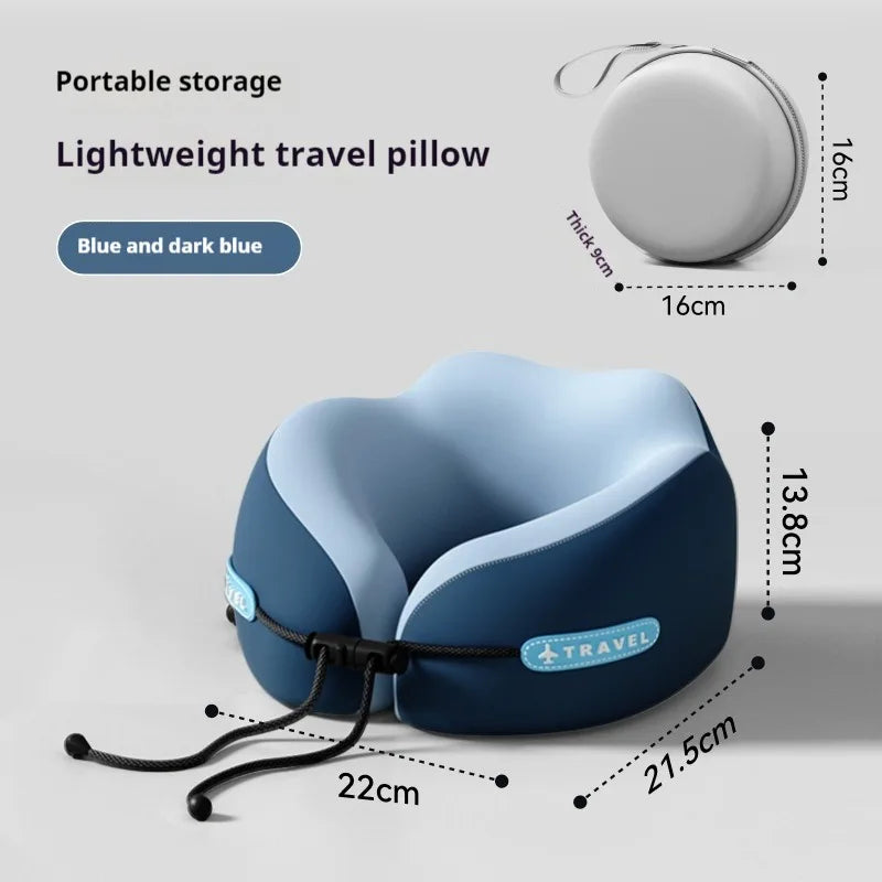 U Shaped Memory Foam Neck Pillows Soft Travel