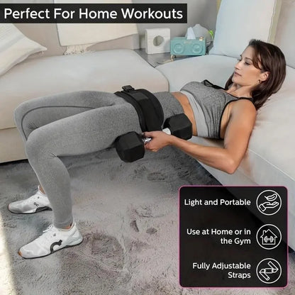 Adjustable Weighted Waist Belt, for Home Workouts
