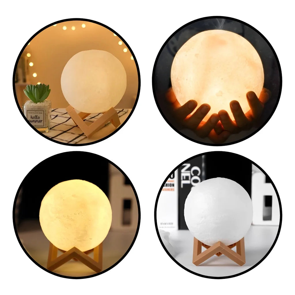 Moon Lamp LED Night Light Battery Powered