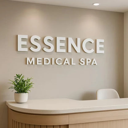 Custom Logo Wall Sign 3D Laser Cut Beauty Salon